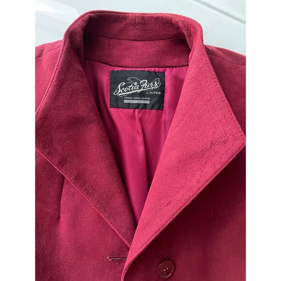 Vintage Trench Coat, Size L, 70s Suede-Like Midi Coat, Olympic Brand, 1970s - Picture 9 of 10